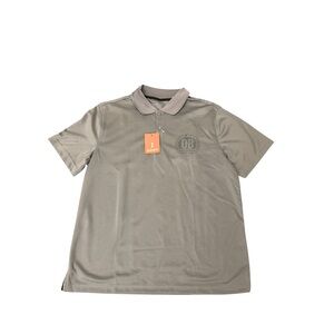 Men's Gray Polo Shirt Devil’s Backbone Brewing Company. Size M. NWT